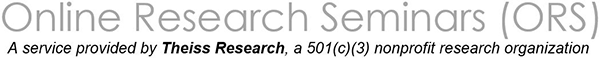  Online Research Seminar